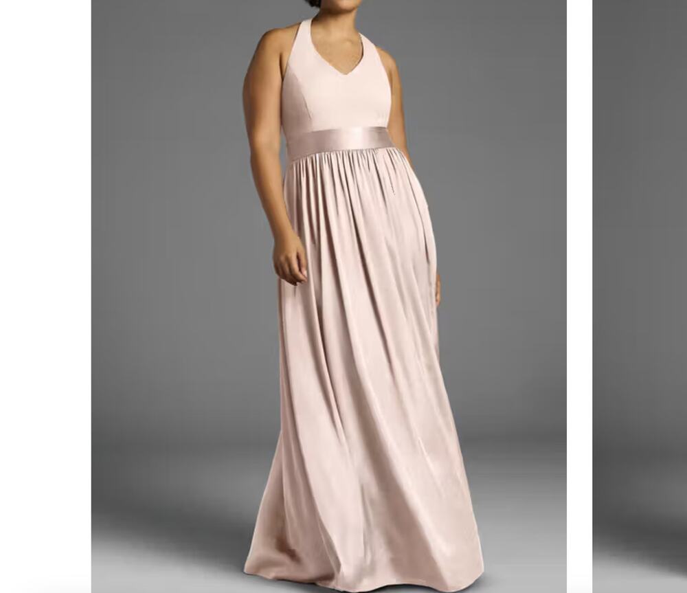 WHITE by Vera Wang Formal Gown in Blush Pink